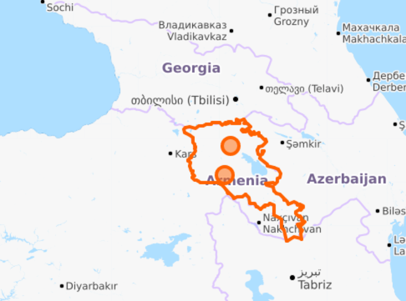 Armenia-map